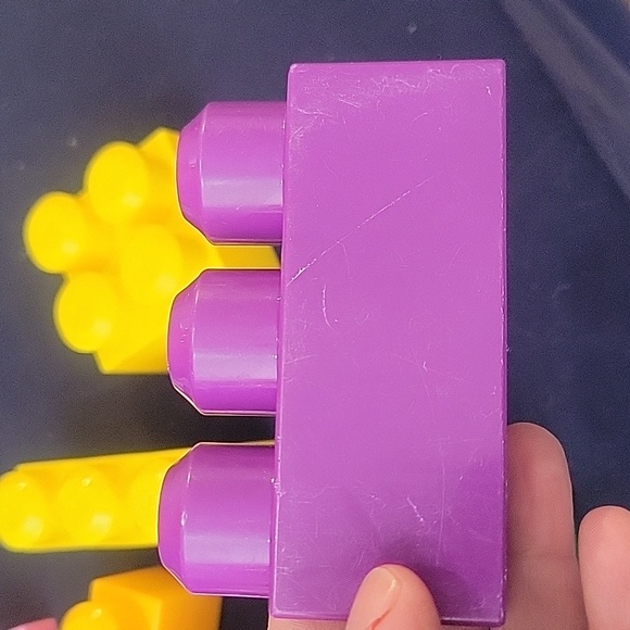 Set of 67 Lego mega blocks. All are in good condition. Color is assorted . - Picture 3 of 6